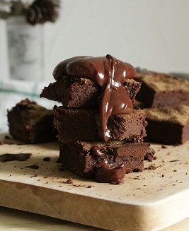 chocolate brownie dessert shot